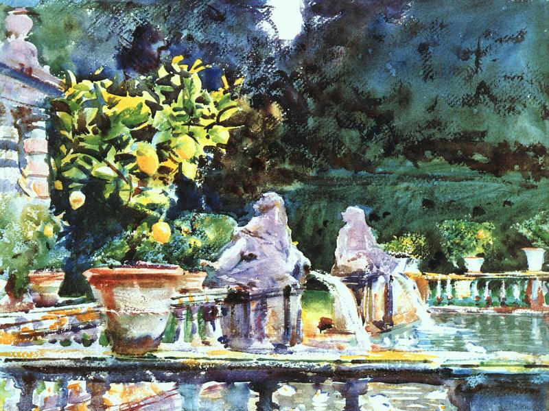 John Singer Sargent Villa di Marlia oil painting image